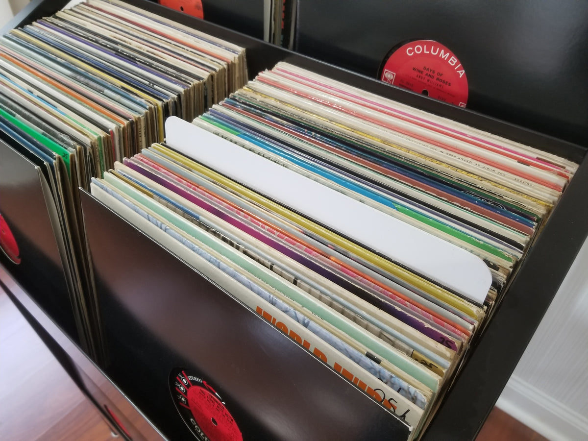 Record Dividers White Full Cut 60 Mil Polystyrene / Pack of 10