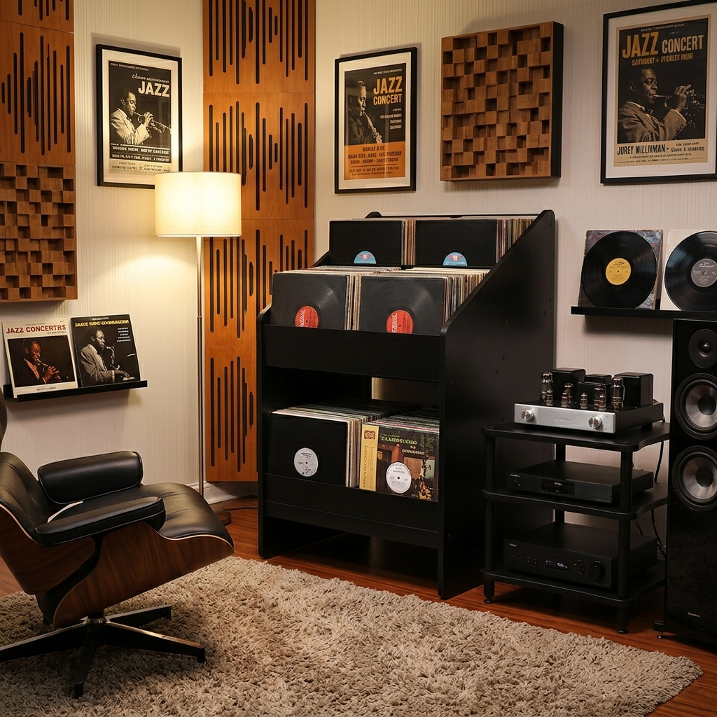 LPBIN2 Vinyl Record Storage Cabinet