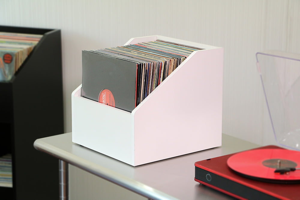 Bin-e LP Storage / Natural White
