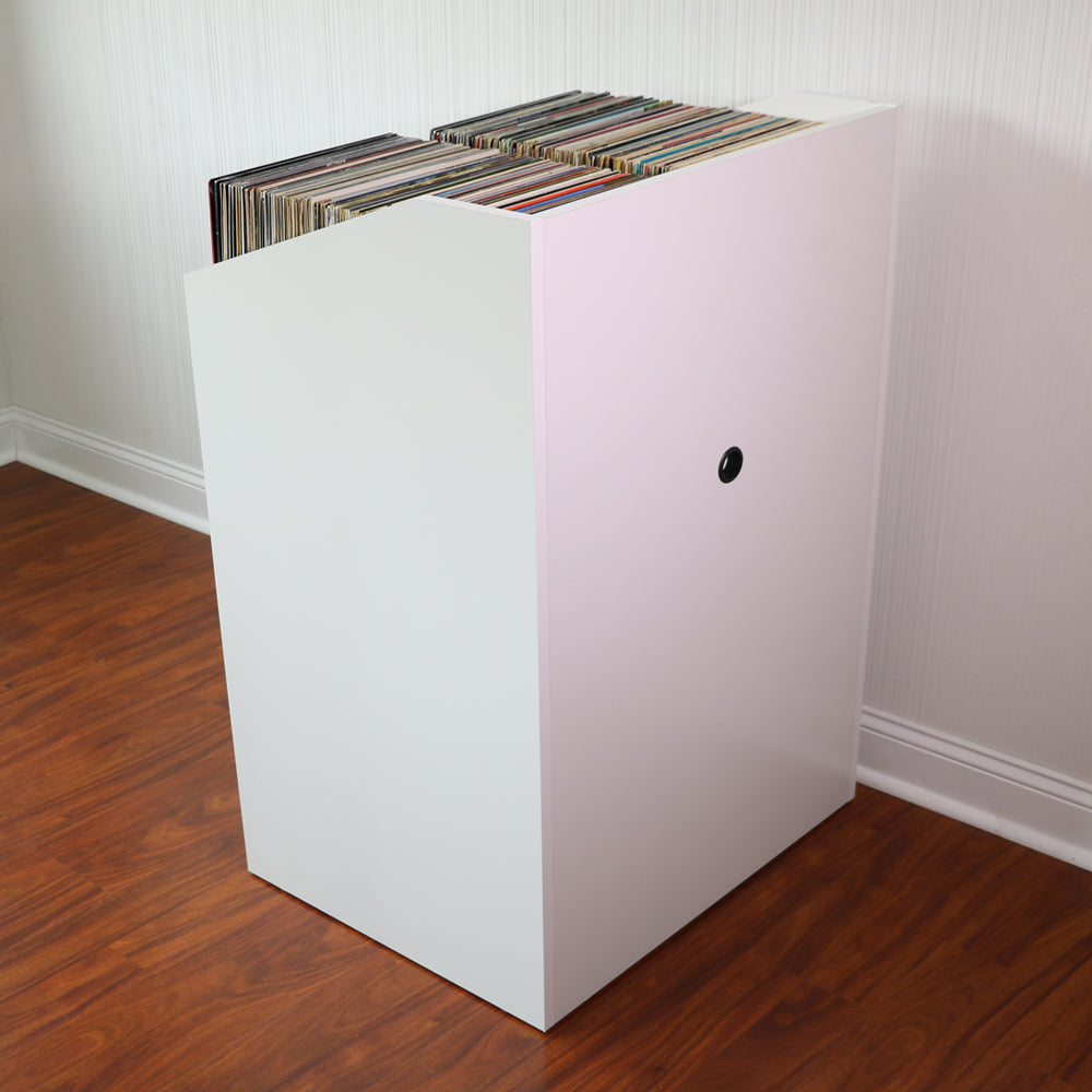 LPBIN LP Storage Cabinet / Natural White